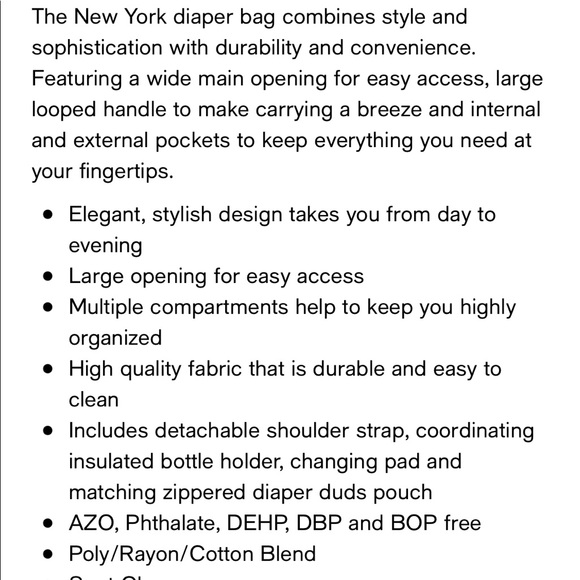 Kalencom diaper bag, brown/gold - Picture 13 of 13